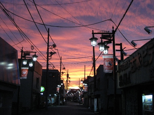 画像: あまりに綺麗な夕日！