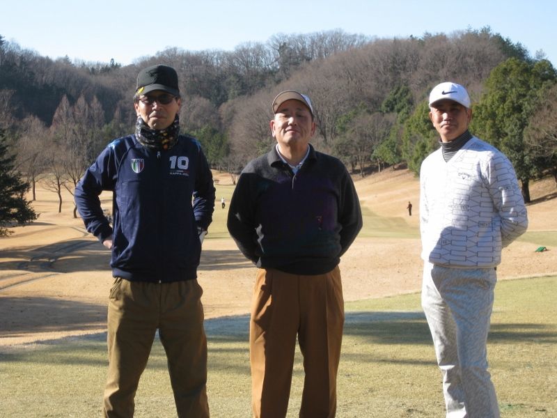 画像: 快晴のお天気に仲間とゴルフ！